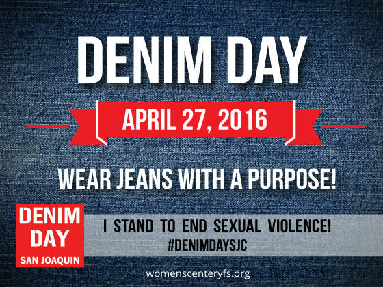 Denim Day encourages people to wear jeans to work as a protest against blaming victims of sexual assault.